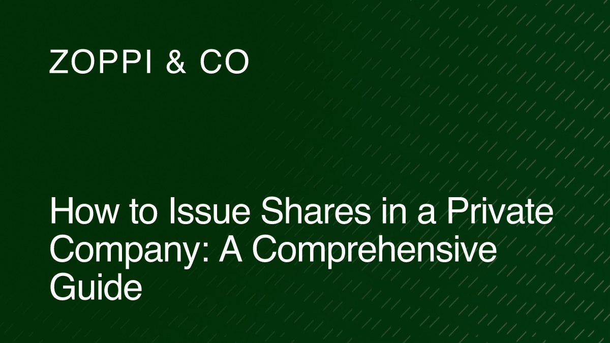 how-to-issue-shares-in-a-private-company-a-comprehensive-guide