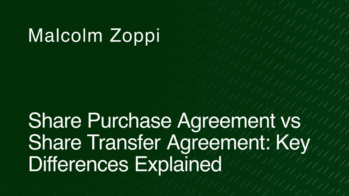 Share Purchase Agreement vs Share Transfer Agreement: Key Differences ...